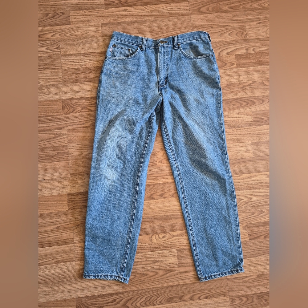 Carhartt Men's Relaxed Blue 5-Pocket Denim Jeans